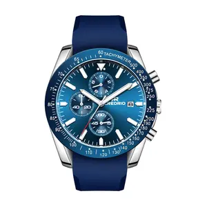 Watches for Men,Quartz Chronograph Mens Watches,Analog Waterproof Luminous Men Wwrist Watch,Sports Work Business Watches,Silicone Strap