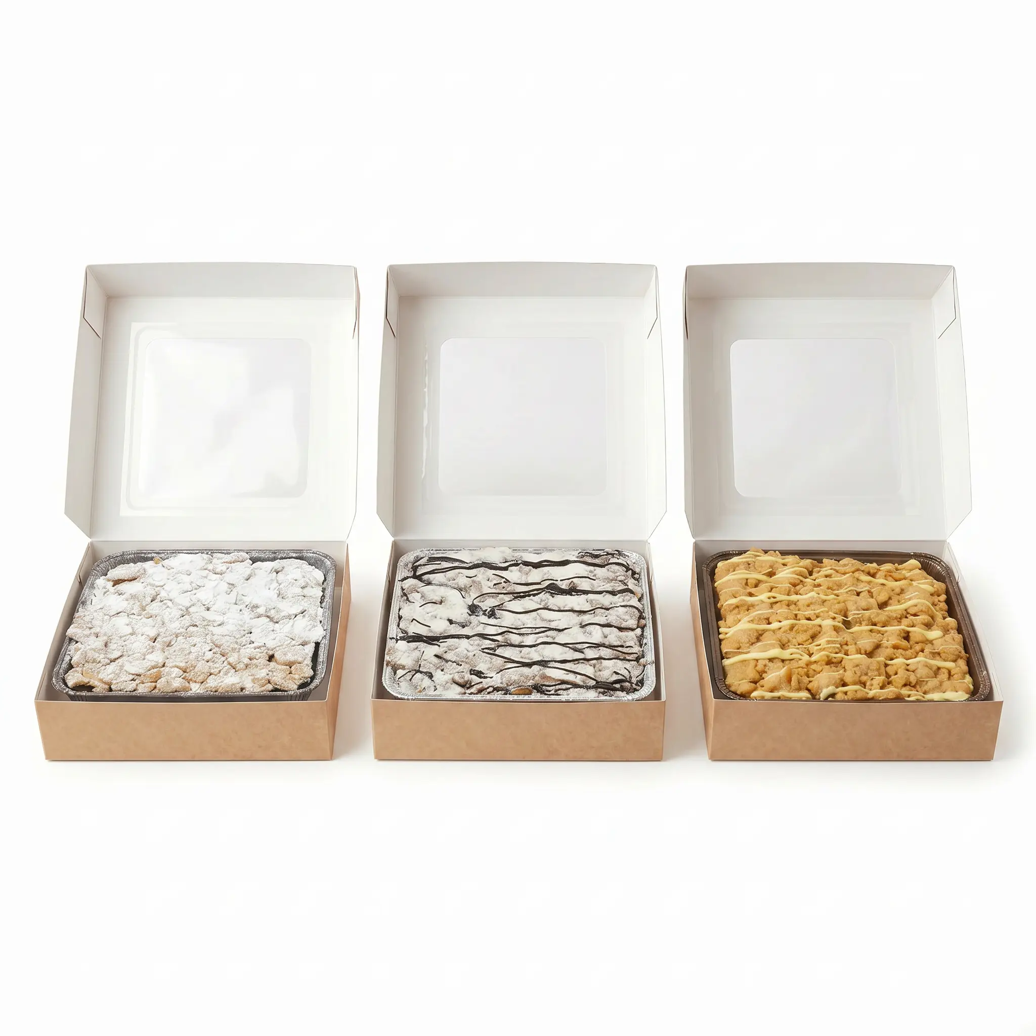 Carlotta's Bakery Crumb Cakes Trio Bundle #3: Double Chocolate, Old Fashioned and Cream Cheese