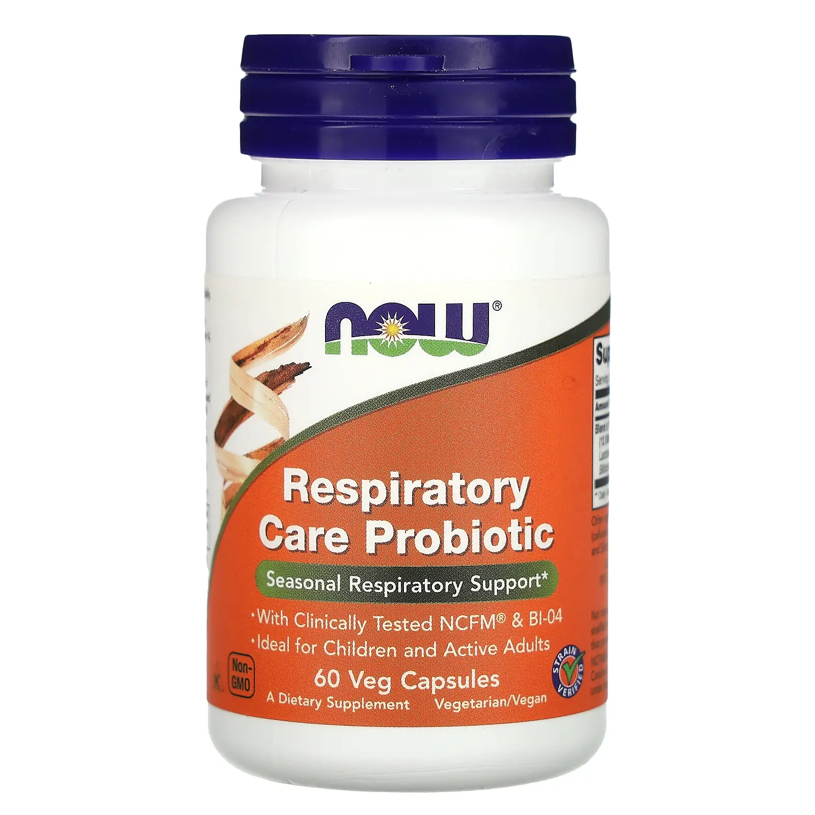 NOW Foods Respiratory Care Probiotic, 60 Veg Capsules
