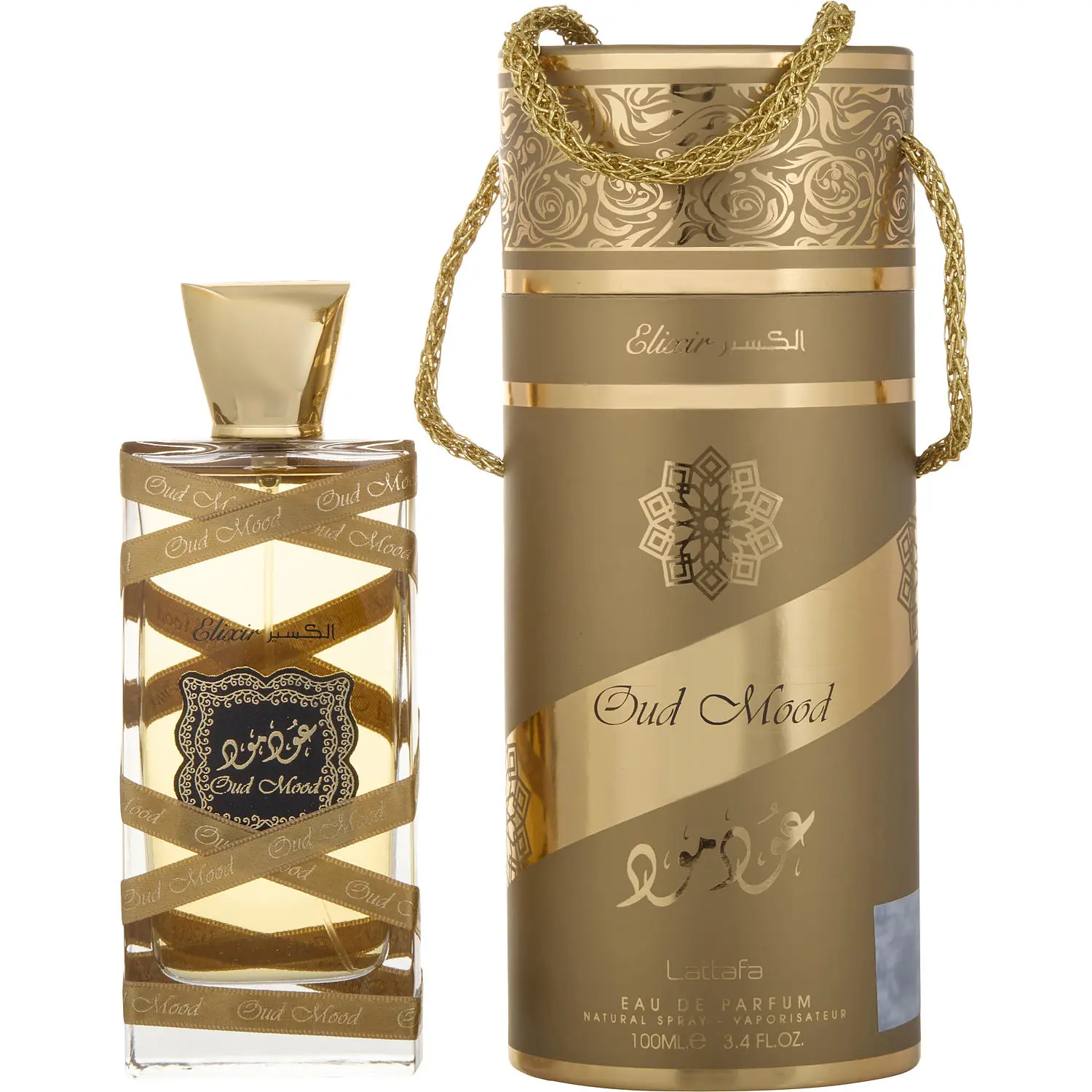 Lattafa Oud Mood Elixir Eau De Parfum, Unisex Fragrance Perfume