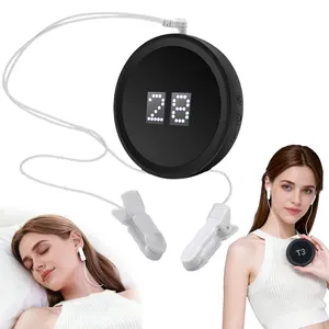 Ear Clip Massager Device Portable Sleep Aid Pulse Massager for Stress Relief Ideal for Travel and Daily Use