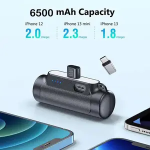 6500mAh Ultra Compact Power Bank | 20W Fast Charging Cute Portable Charger | Compatible with iPhone & AirPods