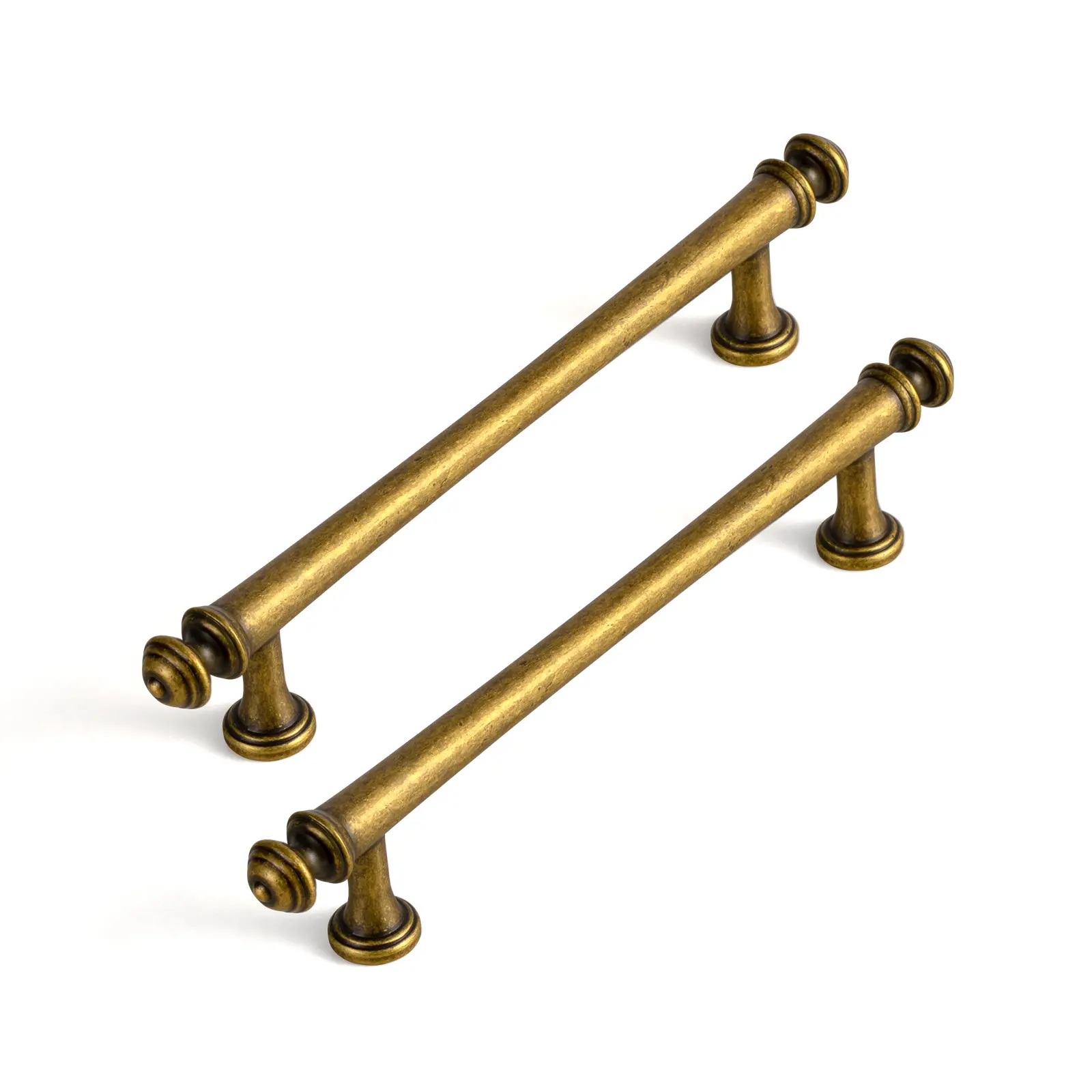 Goo-Ki Retro Zinc Alloy Kitchen Drawer Pulls - Mid-Century Modern Cabinet Handles, 9618 Model Bar Handle & T Knob for Kitchen Cabinets, Storage Furniture