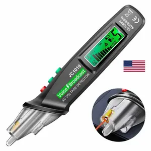 12-1000V Non Contact Voltage Tester Pen, Voice Broadcast AC Electrical Detector, Wire Breakpoint Finder Live/Neutral Line Recognition Auto Shutoff LED Flashlight for Home Electrician