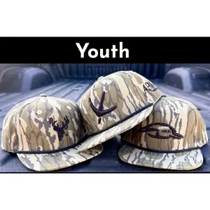 Youth Old Rope Original Bottomland Mossy Oak Hats Style Baseball Cap Outdoor Fashion Polyester Cotton Camping Dual Logo Sun Protection Camouflage Multifunctional
