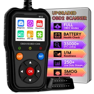 All-in-one OBD2 Diagnostic Scanner, Universal for All Models, Engine Fault Code Reading/Clearing/I&M Readiness Detection Three-in-one, One-Button Reset