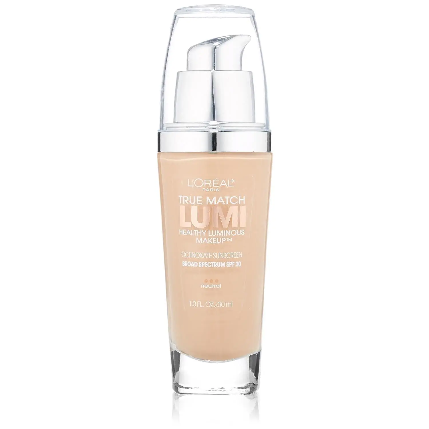 L'Oreal Paris True Match Lumi Healthy Luminous Makeup, Neutral, 1 fl; oz.