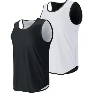 Men's Lightweight, Mesh Basketball Jerseys Athletic Quick Dry Shirts Team Scrimmage Uniforms