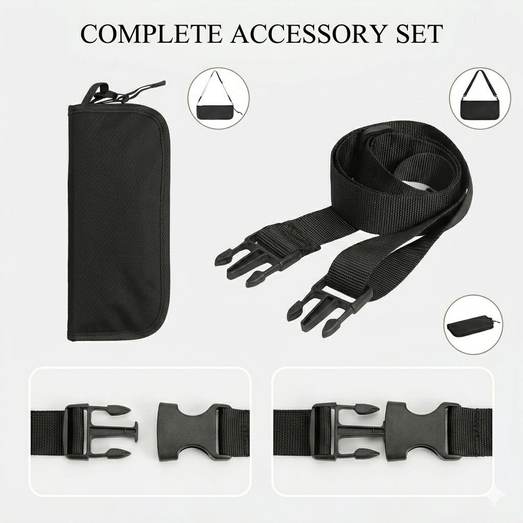 Portable Folding Fishing Stool Mini Camping Chair, Ultralight Compact Stool for Outdoor Hiking, Lightweight Small Seat with Carry Bag, Collapsible Pocket Bench for Travel, Concerts, and Gardening