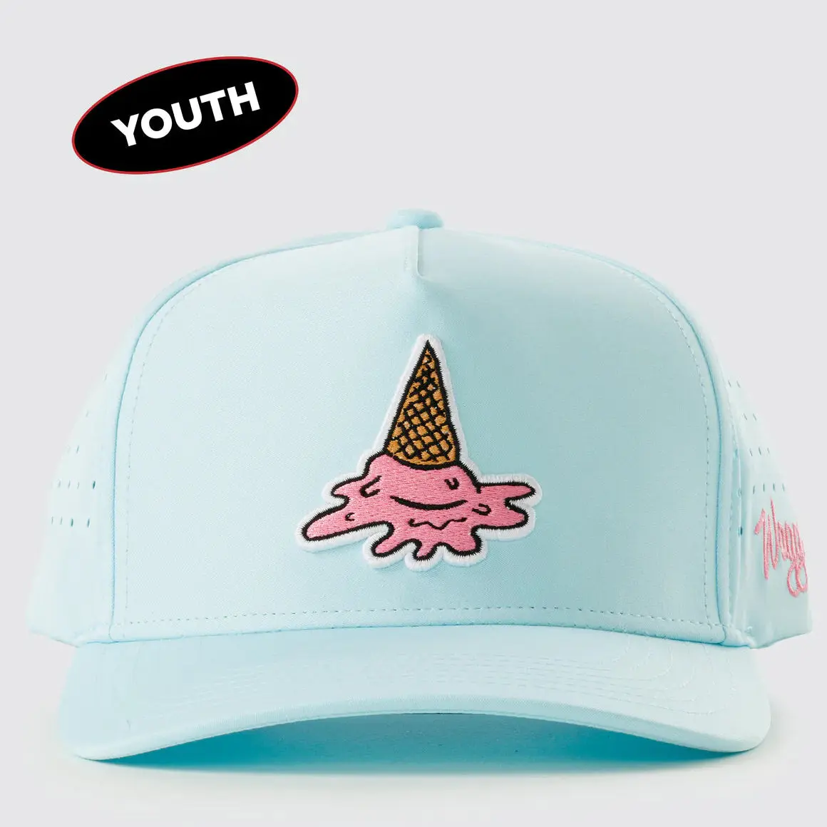 Waggle Original Snapback Hat - Scoops and Swings (Youth)