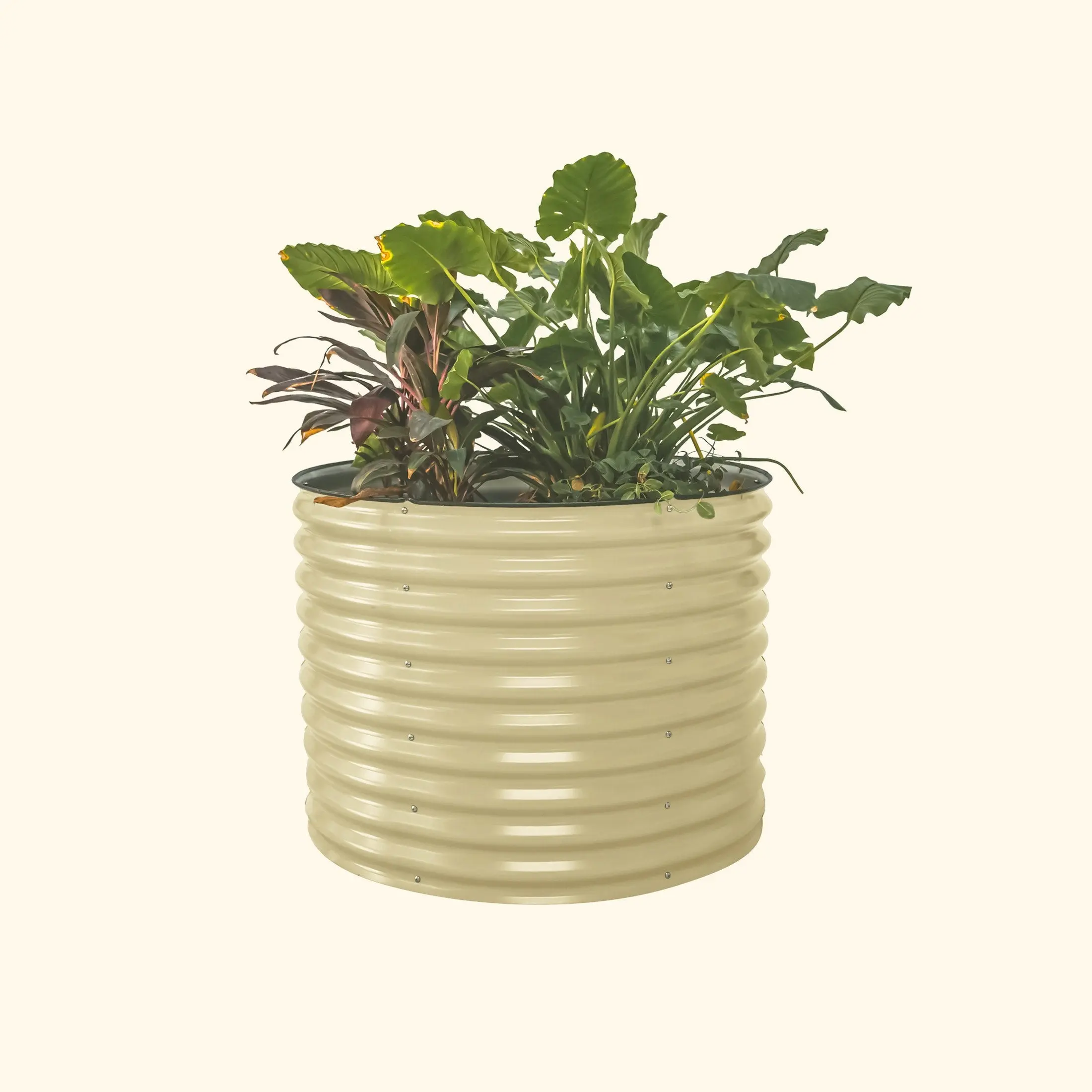 Metal Raised Garden Bed Kit - 32" Extra Tall, 42" Wide Elegant Round Heavy Duty Planter, Outdoor Flower Pots for Home Improvement Supplies, Metal Raised Garden Bed Flower Pots