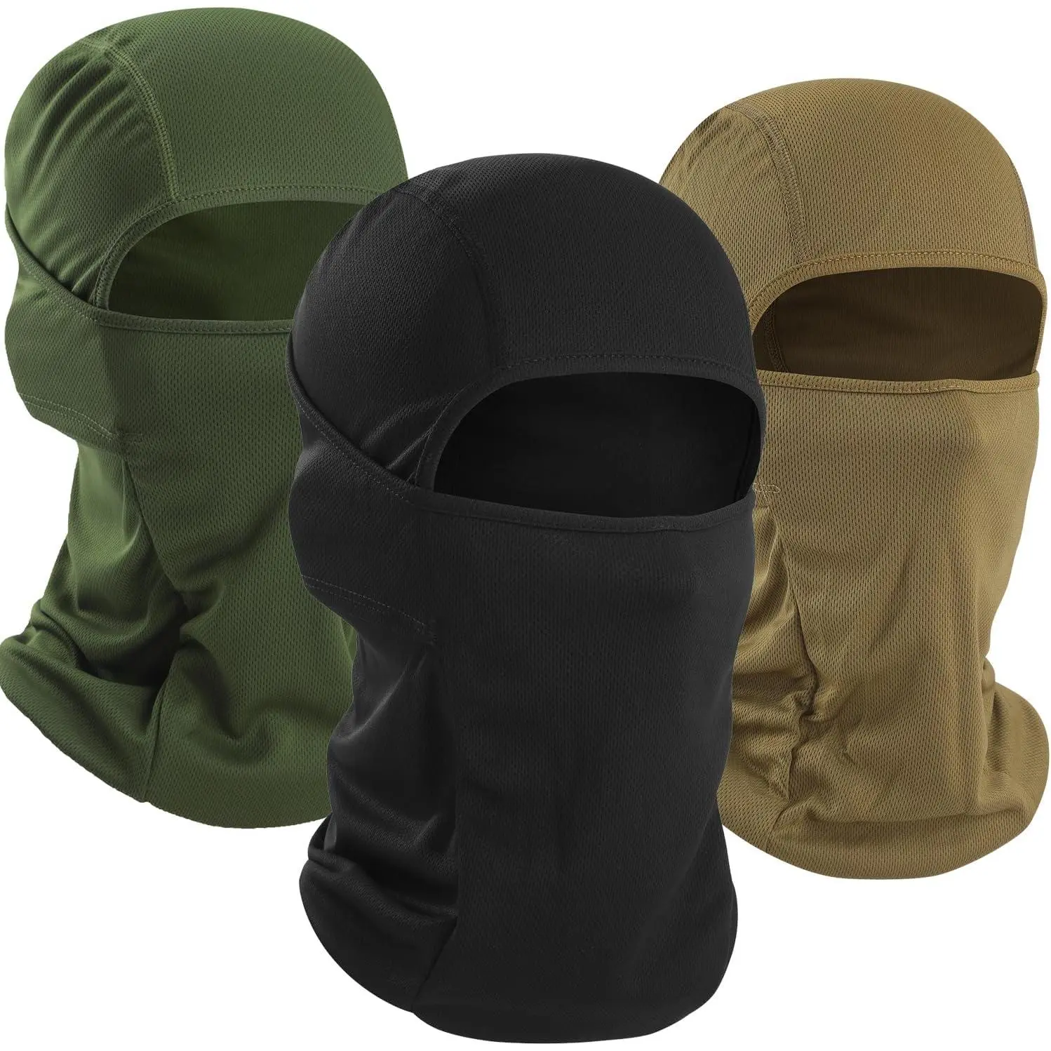 3 Pieces Balaclava Face Mask of Men - Ski Mask, Breathable Elastic Fit & Perfect for Outdoor Activities!