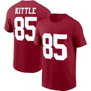 George Kittle #85 San Francisco Football Cotton Shirt Jersey