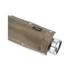 Clamp on Exhaust Heat Shield (Titanium or Carbon Fibre)