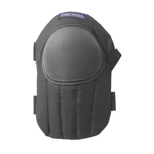 PORTWEST® Lightweight Foam Knee Pad With Strap - Pair - Black KP20