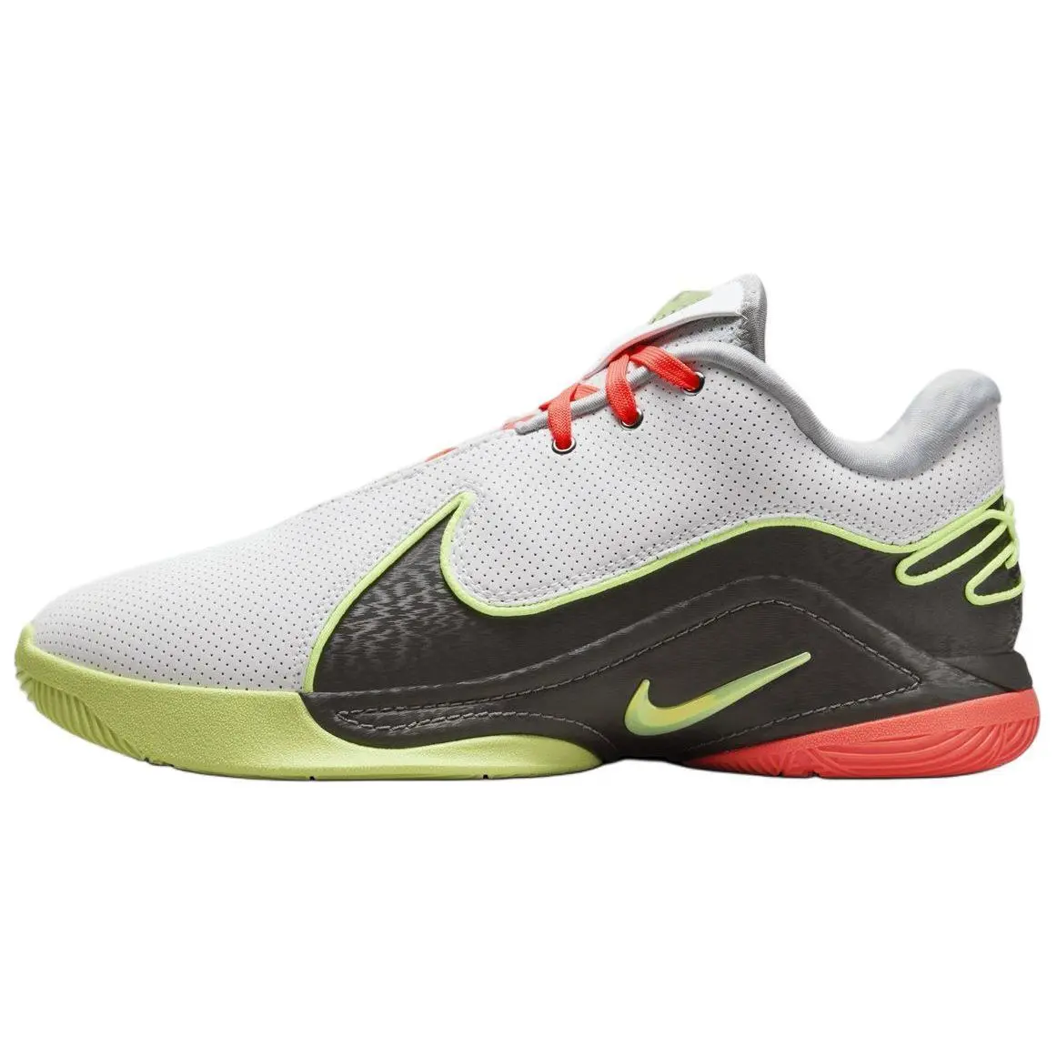 Nike LeBron 22 Ep Moonlight Solid Outsole Versatile Durable Non-slip Low Top Basketball Shoes Unisex White FZ1095-101