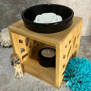 Luxury Wooden Wax Warmer