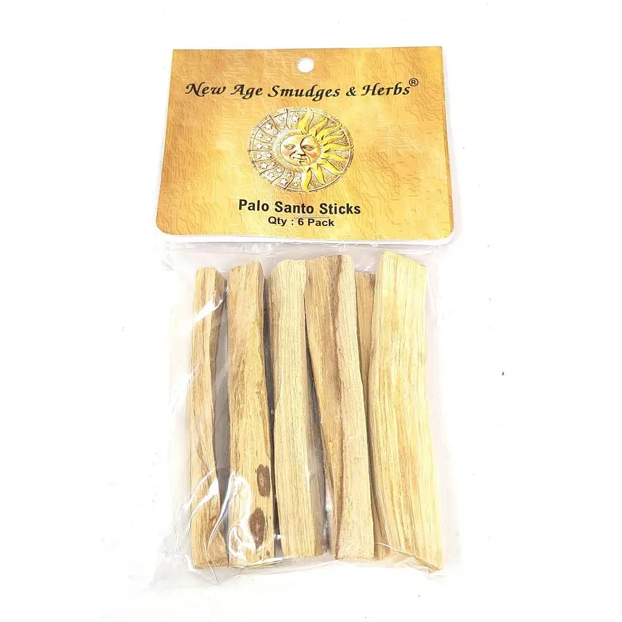 Palo Santo Smudge Sticks 6 Pack — Holy Wood for Space Clearing &amp; Ritual