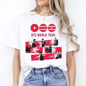 [FREESHIP] Hot World Tour 2026 T-Shirt, Comeback Tour Tee, Army Concert Outfit, Bangtan, Kpop Merch