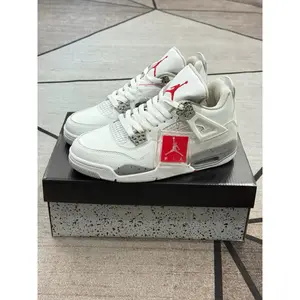 JD4 Military White cement Unisex Sneakers with Stylish Color Combination | Clever Man Store (Sports Collectibles)