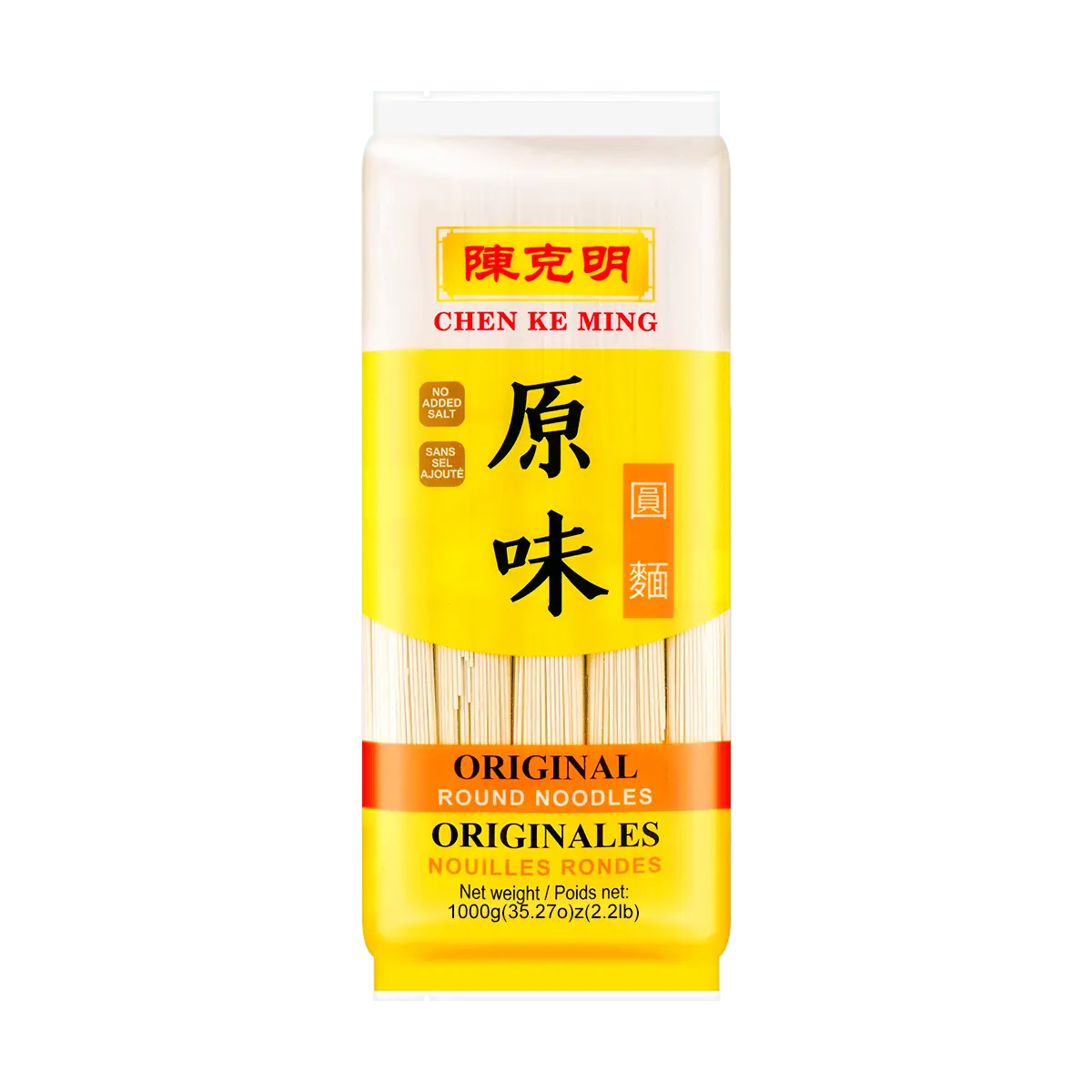 KM Original Flavor Round Face Dried Noodles - 1000g Family Pack, Authentic Asian Style Pasta for Quick & Easy Meals