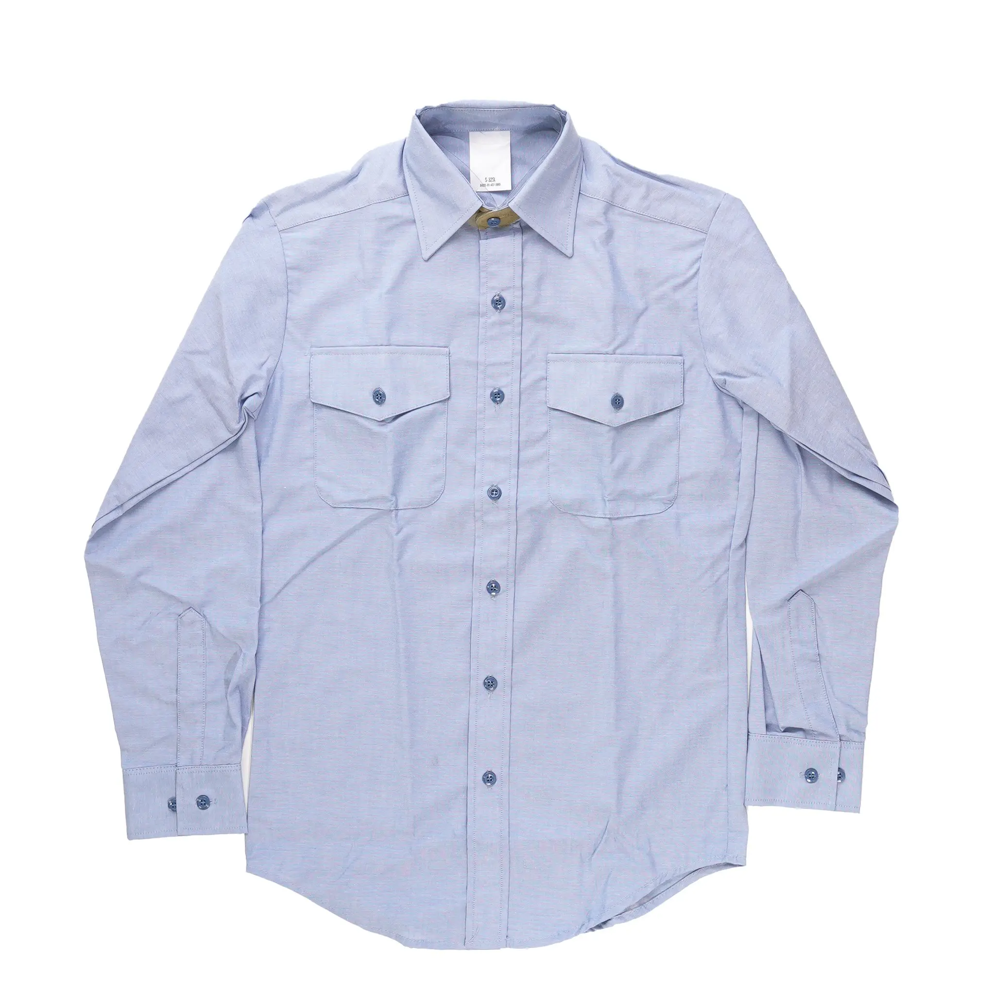 Deadstock Long Sleeve Chambray Utility Shirt Deadstock Long Sleeve Chambray Utility Shirt