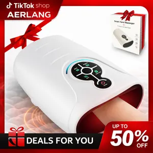 AERLANG Hand Massager,Valentines Day Gifts for Her Him Birthday Gifts for Women Mom Hand Massage Machine with Heat and Compression Cordless Electric Hand Massager for Arthritis and Carpal Tunnel