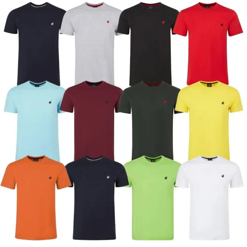 (5-Pack) Men's 100% Cotton Short Sleeve Crew Neck T-Shirts Classic Fit (5-Pack) Men's 100% Cotton Short Sleeve Crew Neck T-Shirts Classic Fit