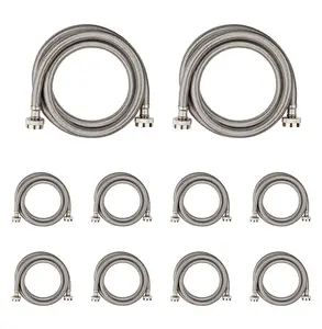 4ft Washing Machine Hose, Stainless Steel, Lead Free