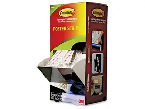 3M Command Small Poster Strips Pack 3M Command Small Poster Strips Pack