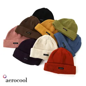 UNDERCONTROL AeroCool Knit Beanie – Lightweight Breathable Cooling Hat for Men & Women, Quick-Dry Stretch Fabric, Unisex Short Skull Cap Ideal for Summer Workouts & All-Season Wear