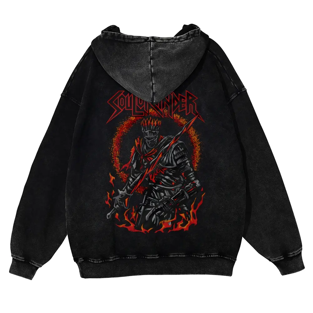 Men's Video Game Graphic Hoodies - Long-Sleeve Sweatshirts for Big & Tall Men, Fall/Winter Vacation Streetwear Outfits