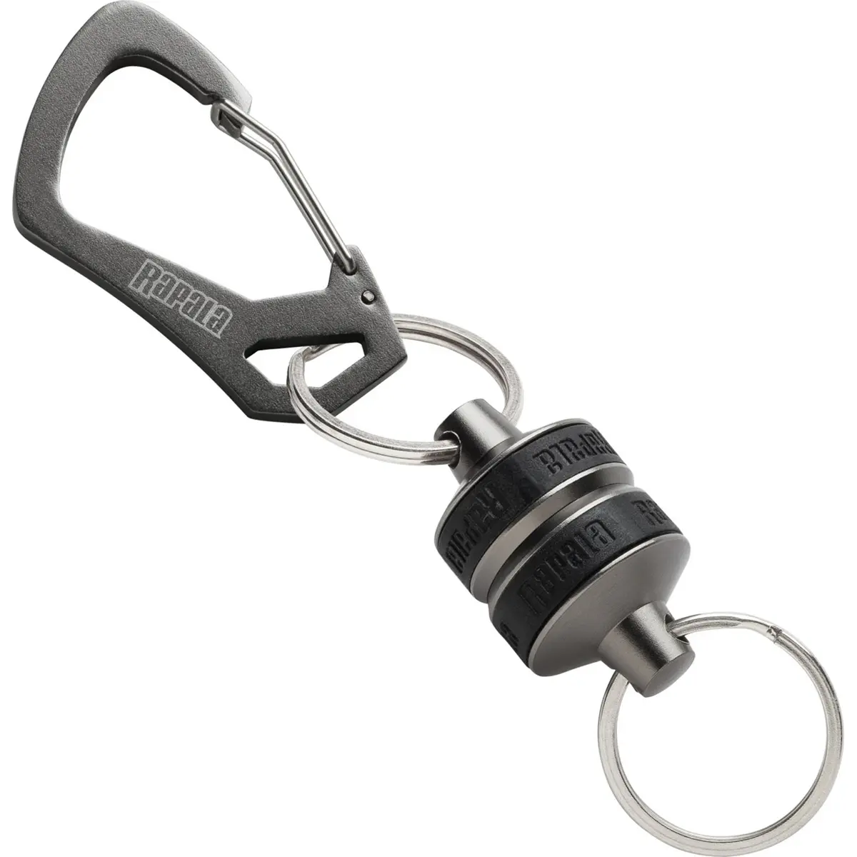 Rapala Magnetic Release Clip for Fishermen, Heavy-Duty Fishing Tool with Carabiner Clip, Tough Connecting Magnets for Cord-Free Handling and Lead Management