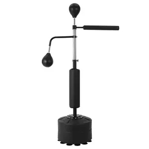 Garvee Professional Freestanding Boxing Punching Bag with Adjustable Stand (160-230 cm) - 360° Rotating Bar - Includes Speed Bags, Gloves, and Reflex Ball - Perfect for Teens and Adults