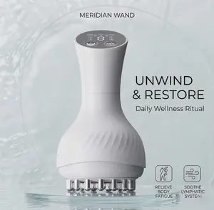 Electric Guasha Massager with Heat & Vibration, Rechargeable Body Sculpting Tool for Lymphatic Drainage, Muscle Tension Relief & Cellulite Massage, Portable Full Body Meridian Scraping Device, Ideal Wellness Gift