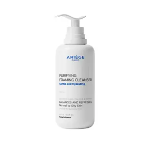 ARIÈGE Purifying Foaming Cleanser Daily Face Wash for Normal to Oily & Sensitive Skin, Gentle Non-Drying Gel Cleanser with Lavender, Allantoin & Vitamin E, Paraben-Free, Dermatologist Tested