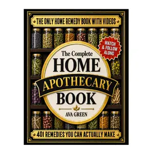 The Complete Home Apothecary Book: 401 Easy, Step-by-Step Herbal Remedies and Powerful Blends to Relieve Pain, Boost Immunity, Improve Sleep, and Restore Balance Naturally Paperback – February 6, 2025
