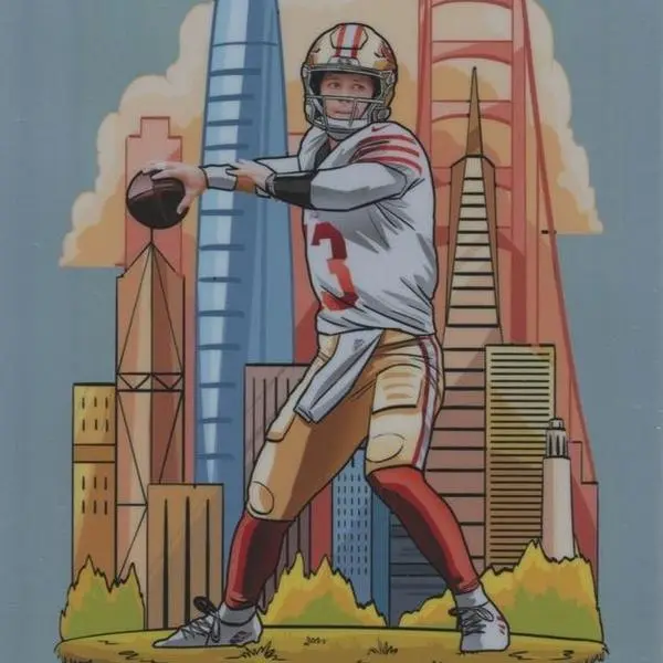 Divy Spot For Brock Purdy 2024 Donruss #4 Downtown /(SSP) RAW