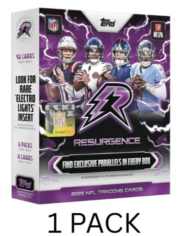 2025 Topps Resurgence NFL Mega Box Pack