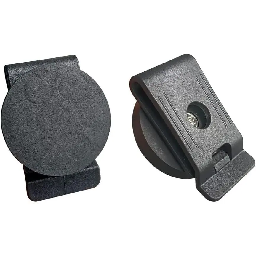 2PCS Belt Magnetic Clips Heavy Duty Waist Clip Magnets Tool Belt Holster, Magnetic Belt Clip Tools Holder for Knife Pliers,Screws, Hammer,Wrench, Drill, Metal Accessories