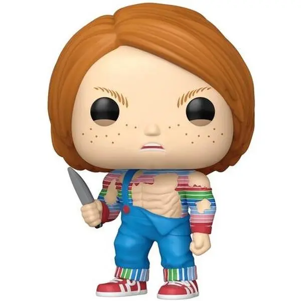 Funko POP! Television: Chucky (TV) 4" Tall Buff Movie Char Vinyl Figure - Collectible Statue, Art Toy, Display-Worthy Collectibles Item