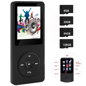 mp3 music player Built-in Speaker Sports 1.8 inch Screen Bluetooth-Compatible 5.0 Student Walkman Support Radio E-Book Recording