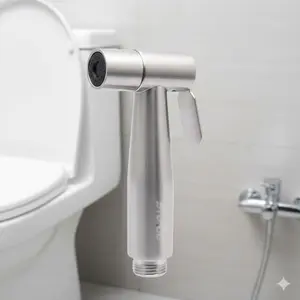 Sturdy Rust-Proof Bathroom Storage Rack，Modern Water-Saving Rotating Showerhead，Space-Saving Home Renovation Tools，Easy Install Anti-Slip Bathroom Organizer Set for Durable & Moisture-Resistant Upgrade，Toilet Bidet