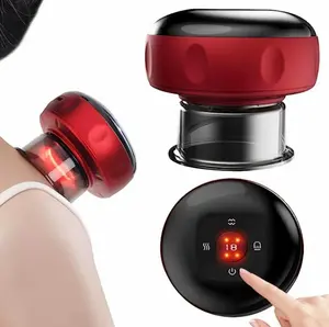 Smart Dynamic Cupping Device, Vacuum Massager, Scraping Massage Tool, USB Rechargeable Massagers, Multi-functional Device for Home & Travel, Durable, Lightweight