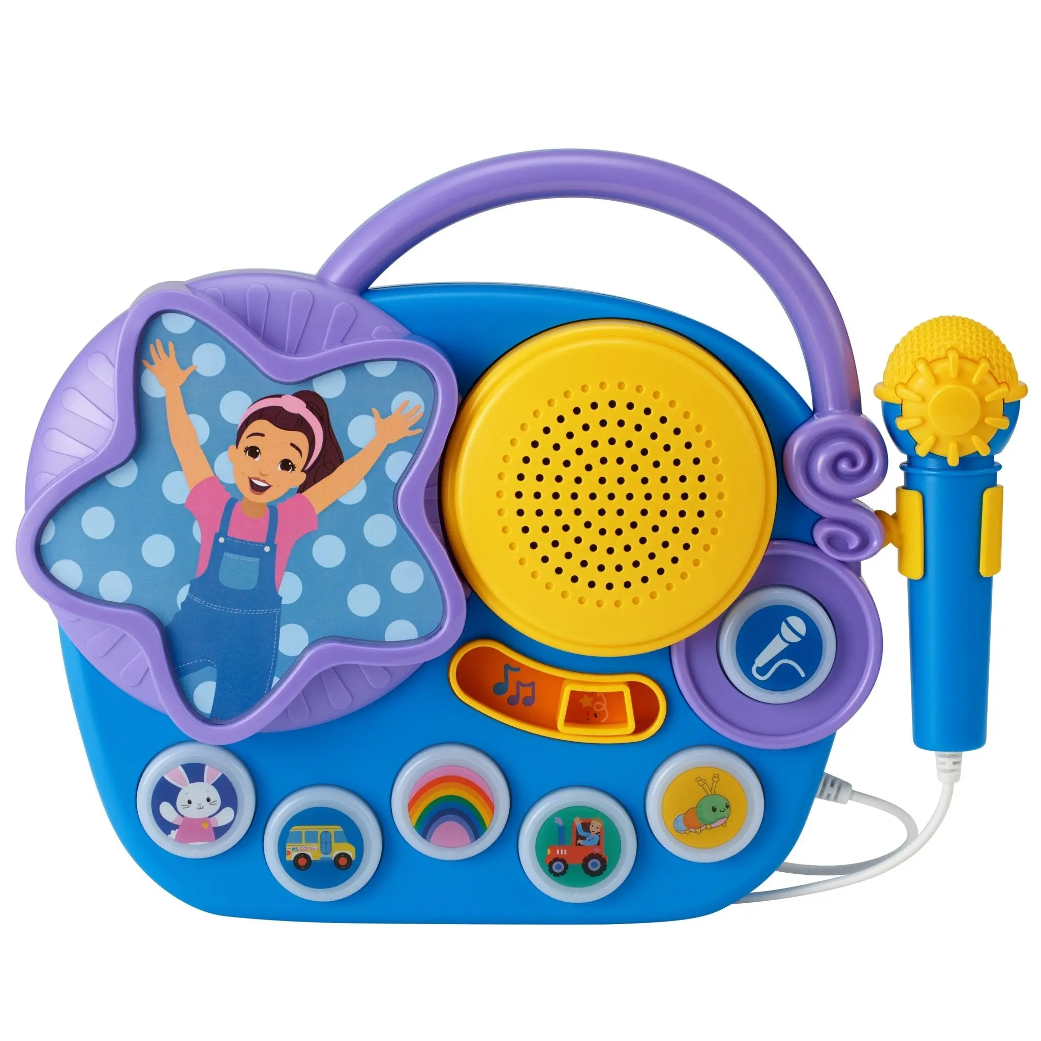 Ms. Rachel Cute Sing-Along Boombox Toy, Toddler Sound Machine, Ideal Gift for Toddlers