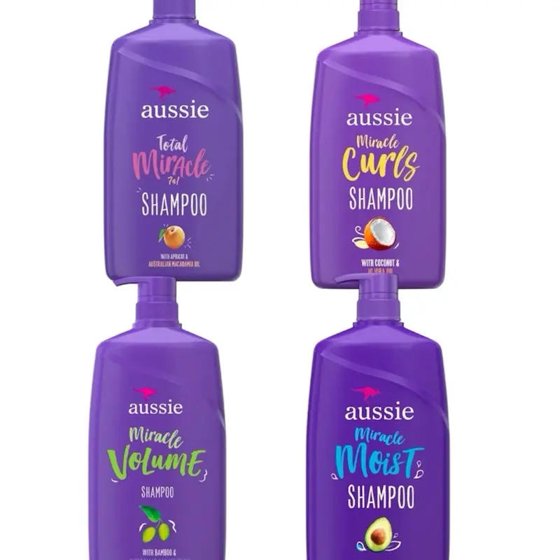 Aussie Haircare Liquid Shampoo - Avocado, Plum, Coconut & Macadamia Blend - 26.2 fl oz, Pack of 2 - Select Option Below