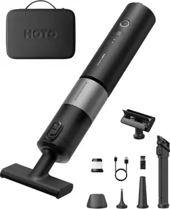 HOTO Car Vacuum Cordless, Handheld Vacuum Cleaner with 20000Pa Suction, 4-in-1 Portable Mini Vacuum & Electric Compressed Air Duster for Car, Desk, Keyboard, Home, Office