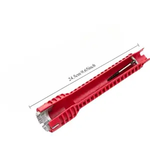 Bathroom-specific basin wrench, 8-in-1 multifunctional loosening tool for sink faucets and water pipes, installation tools multi-functional pipe wrench