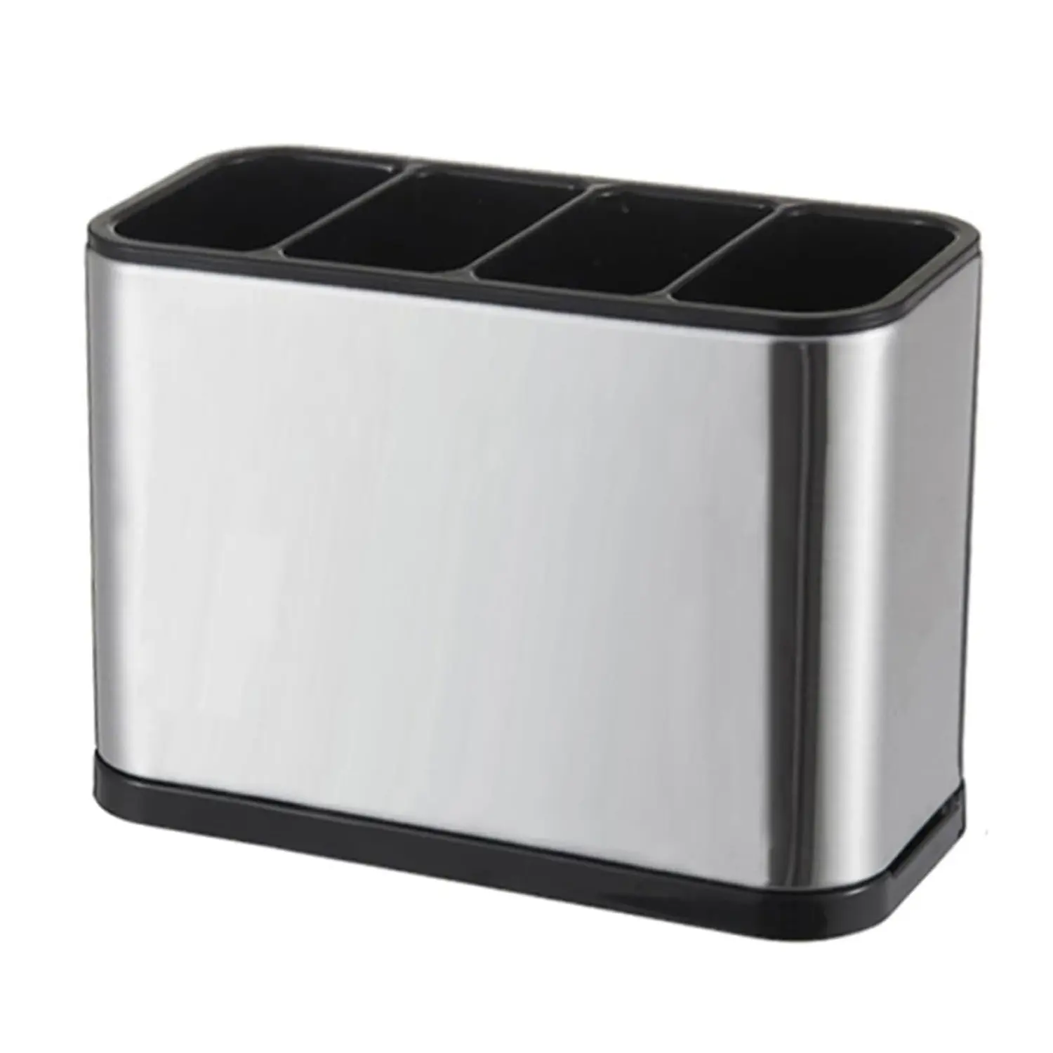 Stainless Steel Cutlery Rack, 4-Tier Silverware Organizer, Spoon Holder ...