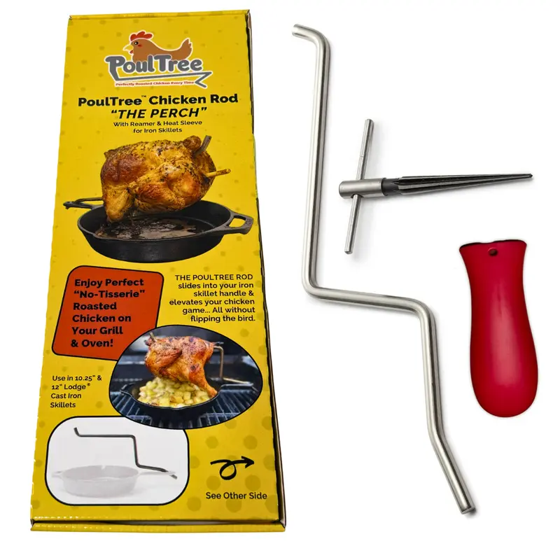 PoulTree Chicken Rod "The Perch" (DIY - No Skillet)